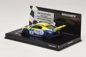 Audi R8 LMS Ultra #16 Busch 24 Hours of Nurburgring 2013 Minichamps 1:43 437130116 Pressofusione — immagine 3 di 5