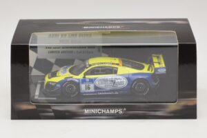 Audi R8 LMS Ultra #16 Busch 24 Hours of Nurburgring 2013 Minichamps 1:43 437130116 Pressofusione — immagine 5 di 5