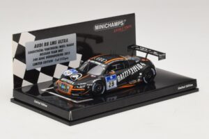 Audi R8 LMS Ultra #29 Team WRT Sandstorm L. Vanthoor 24 Hours of Nurburgring 2013 Minichamps 1:43 437130129 Pressofusione — immagine 2 di 5