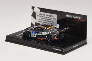 Audi R8 LMS Ultra #29 Team WRT Sandstorm L. Vanthoor 24 Hours of Nurburgring 2013 Minichamps 1:43 437130129 Pressofusione — immagine 3 di 5