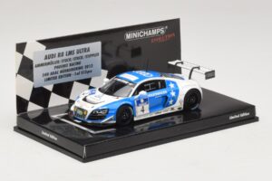 Audi R8 LMS Ultra #4 Phoenix Racing Ammermuller / H-J. Stuck 24 Hours of Nurburgring 2013 Minichamps 1:43 437131304 Pressofus — immagine 2 di 5