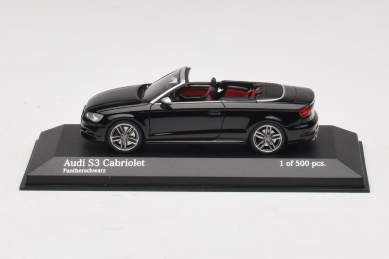 Audi S3 8P Cabriolet Nero Minichamps 1:43 437013030 Pressofusione