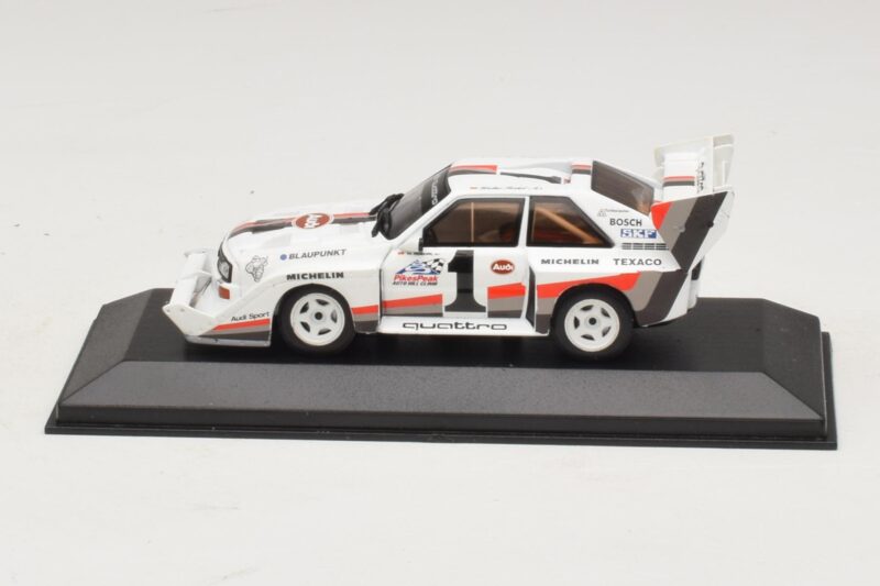 Audi Sport Quattro S1 #1 W. Rohrl Pikes Peak International Hill Climb Winner Record 1987 Minichamps 1:43 Audi Sport Quattro S1 #1 W. Rohrl Pikes Peak International Hill Climb Winner Record 1987 Minichamps 1:43 410871201 Pressofusi