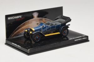 Audi Typ A Phaeton Blu Minichamps 1:43 437019031 Pressofusione — immagine 2 di 5