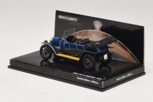Audi Typ A Phaeton Blu Minichamps 1:43 437019031 Pressofusione — immagine 3 di 5