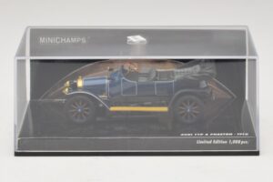 Audi Typ A Phaeton Blu Minichamps 1:43 437019031 Pressofusione — immagine 4 di 5