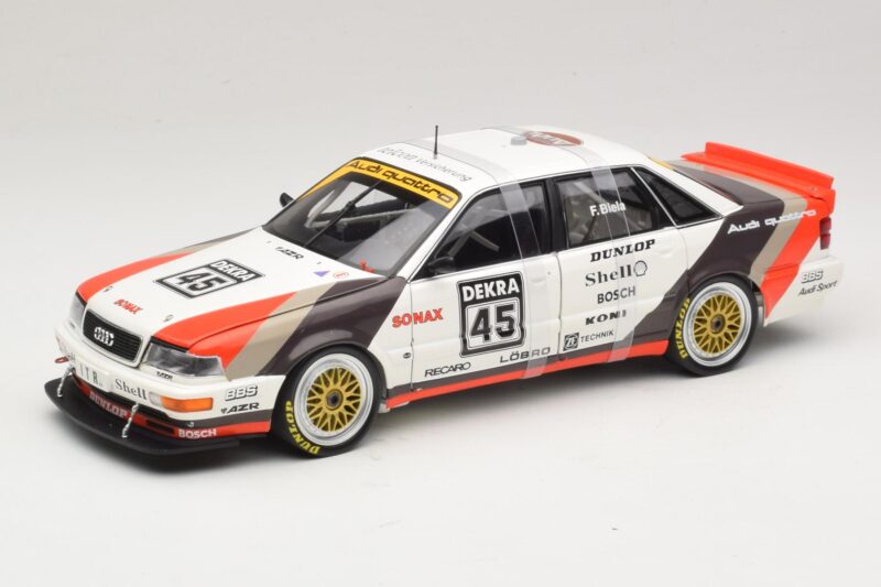 Audi V8 Quattro DTM #45 F. Biela Team AZR 1991 Minichamps 1:18 100911045 Pressofusione