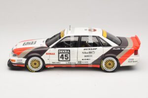 Audi V8 Quattro DTM #45 F. Biela Team AZR 1991 Minichamps 1:18 100911045 Pressofusione — immagine 4 di 8