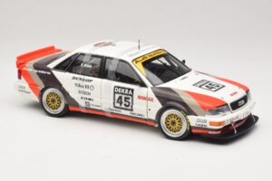 Audi V8 Quattro DTM #45 F. Biela Team AZR 1991 Minichamps 1:18 100911045 Pressofusione — immagine 6 di 8