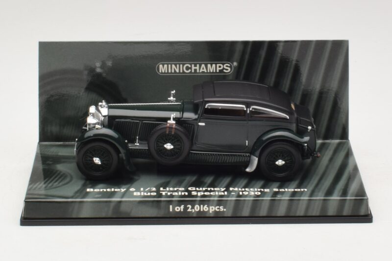 Bentley 6.5 Litre Gurney Nutting Berlina Blue Train Special Verde Minichamps 1:43 436139501 Pressofusione