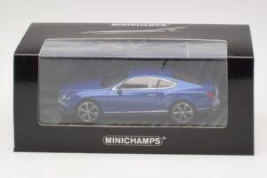 Bentley Continental GT V8 Blu Metallizzato Minichamps 1:43 436139982 Pressofusione — immagine 4 di 4