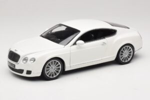 Bentley Continental GT Bianco Scatola Di Ricambio Minichamps 1:18 100139621-R1 Pressofusione