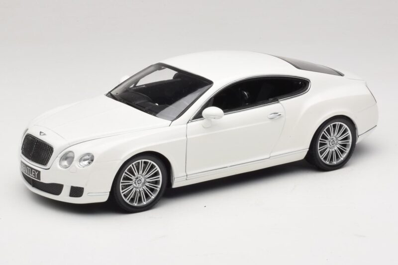 Bentley Continental GT Bianco Scatola Di Ricambio Minichamps 1:18 100139621-R1 Pressofusione