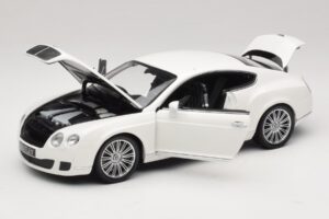 Bentley Continental GT Bianco Scatola Di Ricambio Minichamps 1:18 100139621-R1 Pressofusione — immagine 2 di 8