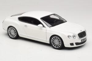 Bentley Continental GT Bianco Scatola Di Ricambio Minichamps 1:18 100139621-R1 Pressofusione — immagine 6 di 8