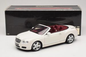 Bentley Continental GTC Bianco Scatola Di Ricambio Minichamps 1:18 100139032-R1 Pressofusione — immagine 8 di 8