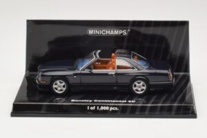 Bentley Continental SC Blu Scuro Minichamps 1:43 436139990 Pressofusione