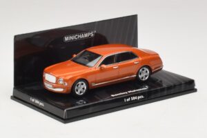 Bentley Mulsanne Arancione Metallizzato Minichamps 1:43 436139902 Pressofusione — immagine 2 di 4