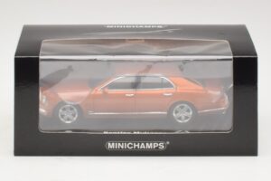 Bentley Mulsanne Arancione Metallizzato Minichamps 1:43 436139902 Pressofusione — immagine 4 di 4