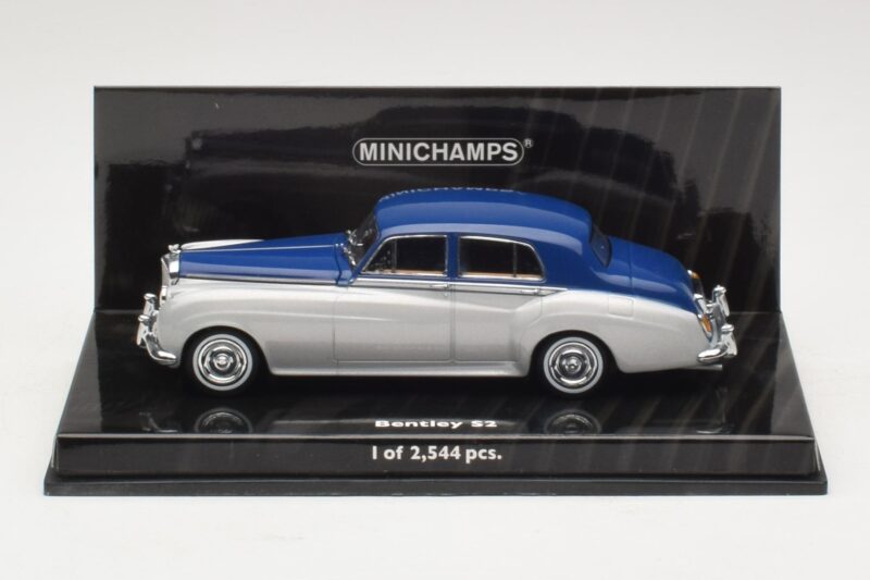 Bentley S2 Blu Argento Minichamps 1:43 436139950 Pressofusione
