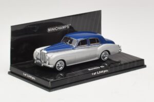 Bentley S2 Blu Argento Minichamps 1:43 436139950 Pressofusione — immagine 2 di 4