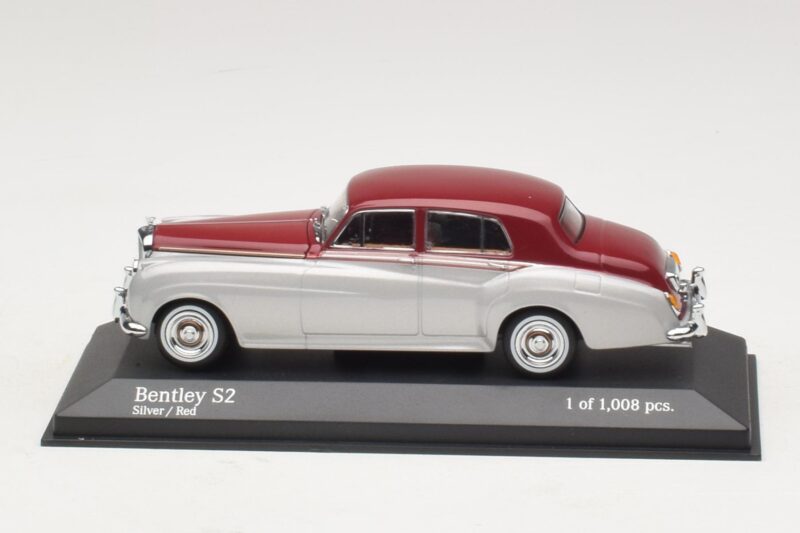 Bentley S2 Argento Rosso Minichamps 1:43 403139953 Pressofusione