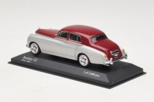 Bentley S2 Argento Rosso Minichamps 1:43 403139953 Pressofusione — immagine 3 di 4