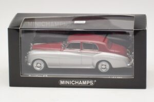 Bentley S2 Argento Rosso Minichamps 1:43 403139953 Pressofusione — immagine 4 di 4