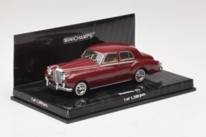 Bentley S2 Standard Saloon Rosso Minichamps 1:43 436139951-O1 Pressofusione — immagine 2 di 4