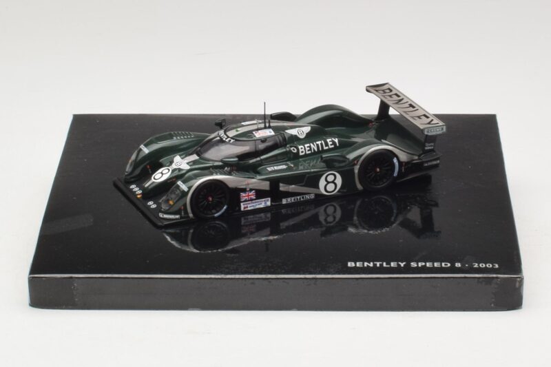 Bentley Speed 8 LMP900 #8 J. Herbert / D. Brabham / M. Blundell 24 Hours of Le Mans 2003 Minichamps 1:43 BL364 Pressofusione