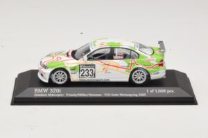 BMW 320i E46 #233 A. Priaulx / J. Muller Schubert Motorsport VLN Nurburgring 2005 Minichamps 1:43 400052433 Pressofusione
