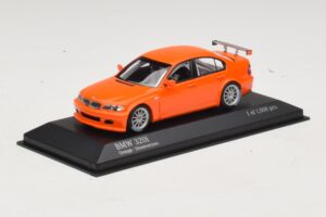 BMW 320i E46 Versione Stradale Arancione Minichamps 1:43 400052400 Pressofusione — immagine 2 di 4