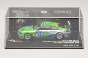 BMW Alpina B6 GT3 #26 24 Hours of Nürburgring 2009 Minichamps 1:43 437092626 Pressofusione — immagine 4 di 5