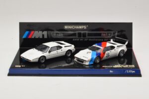 BMW M1 Set 25° Anniversario Minichamps 1:43 402025025 Pressofusione