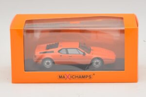 BMW M1 Arancione Maxichamps 1:43 940025020 Pressofusione — immagine 4 di 4