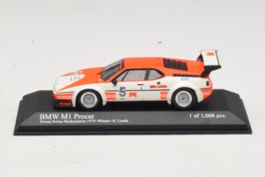 BMW M1 Procar #5 N. Lauda Procar Series 1979 Minichamps 1:43 430792595 Pressofusione