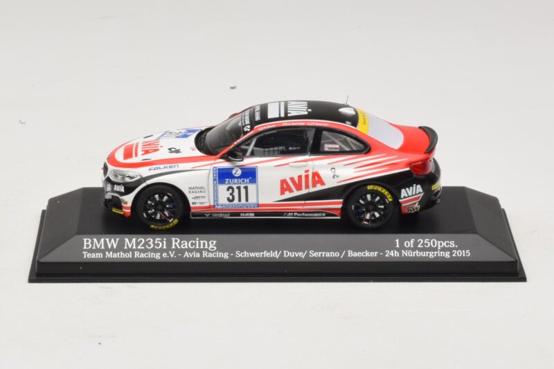 BMW M235i Team Mathol Racing #311 Scherfeld / Duve 24 Hours of Nurburgring 2015 Minichamps 1:43 BMW M235i Team Mathol Racing #311 Scherfeld / Duve 24 Hours of Nurburgring 2015 Minichamps 1:43 437152511 Pressofusione