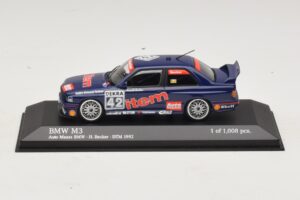 BMW M3 E30 Auto Maas #42 Becker DTM 1992 Minichamps 1:43 430922042 Pressofusione