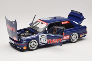 BMW M3 E30 Auto Maass #42 H. Becker DTM 1992 Minichamps 1:18 180922042 Pressofusione — immagine 2 di 8