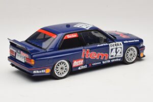 BMW M3 E30 Auto Maass #42 H. Becker DTM 1992 Minichamps 1:18 180922042 Pressofusione — immagine 3 di 8