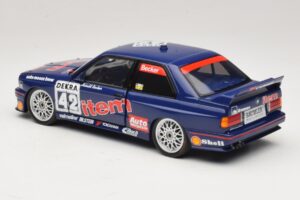 BMW M3 E30 Auto Maass #42 H. Becker DTM 1992 Minichamps 1:18 180922042 Pressofusione — immagine 7 di 8