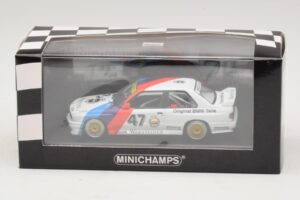 BMW M3 E30 M-Team Linder #47 Vogt / Herger Winners ETC Zolder 1987 Minichamps 1:43 430872047 Pressofusione — immagine 4 di 4