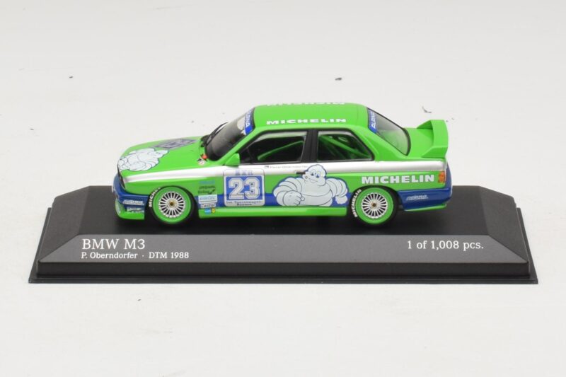 BMW M3 E30 Michelin #23 C. Oberndorfer DTM 1988 Minichamps 1:43 BMW M3 E30 Michelin #23 C. Oberndorfer DTM 1988 Minichamps 1:43 430882023 Pressofusione