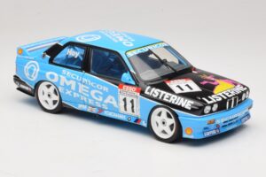 BMW M3 E30 Omega #11 W. Hoy BTCC Champion 1991 Minichamps 1:18 180912011 Pressofusione — immagine 6 di 8