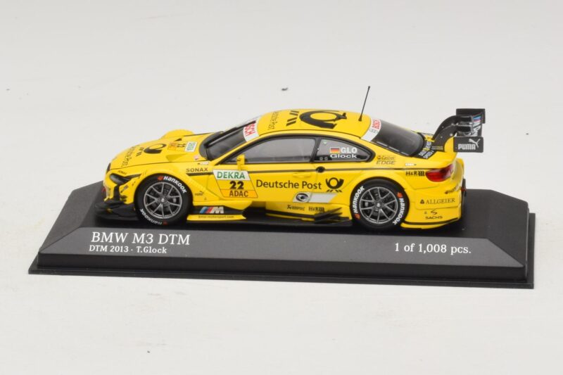 BMW M3 E92 DTM #22 T. Glock BMW Team MTEK DTM 2013 Minichamps 1:43 410132222 Pressofusione
