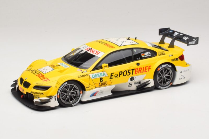 BMW M3 E92 DTM #8 D. Werner BMW Team Schnitzer 2012 Minichamps 1:18 100122208 Pressofusione