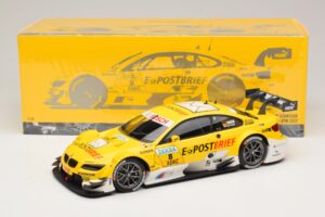 BMW M3 E92 DTM #8 D. Werner BMW Team Schnitzer 2012 Minichamps 1:18 100122208 Pressofusione — immagine 8 di 8