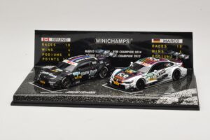BMW M3 & M4 DTM Champions Set B. Spengler / M. Wittmann 2012 & 2014 Minichamps 1:43 412020723 Pressofusione
