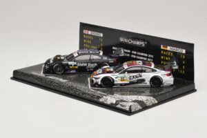 BMW M3 & M4 DTM Champions Set B. Spengler / M. Wittmann 2012 & 2014 Minichamps 1:43 412020723 Pressofusione — immagine 3 di 5