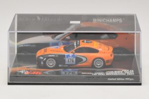 BMW Z4 GT3 Black Falcon #176 24 Hours of Nürburgring 2009 Minichamps 1:43 437092776 Pressofusione — immagine 4 di 5